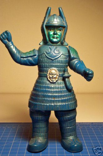 RARE 60's Vintage Marusan MAJIN Samurai bullmark Popy Super Rare released in 1966! The TerriBLE MAJIN!